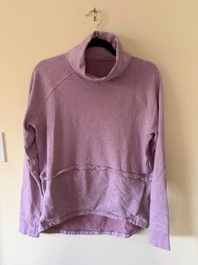 lululemon athletica Mauve Funnel Neck Pullover